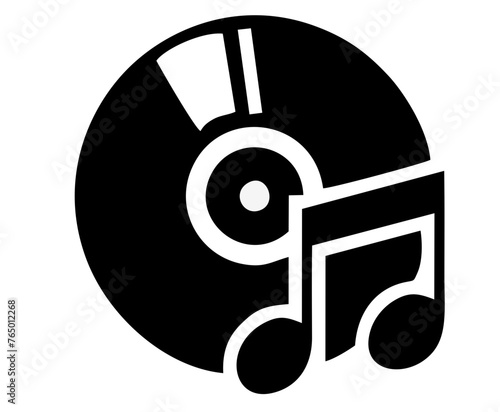 Icon Menu Music Vector Art Design