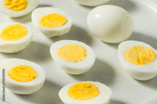 Quadro su tela Healthy Cooked Hard Boiled Eggs