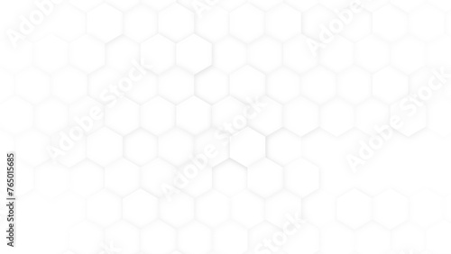 Fototapeta Naklejka Na Ścianę i Meble -  Abstract. hexagon white background. honeycomb white Background. Hexagonal grid pattern
