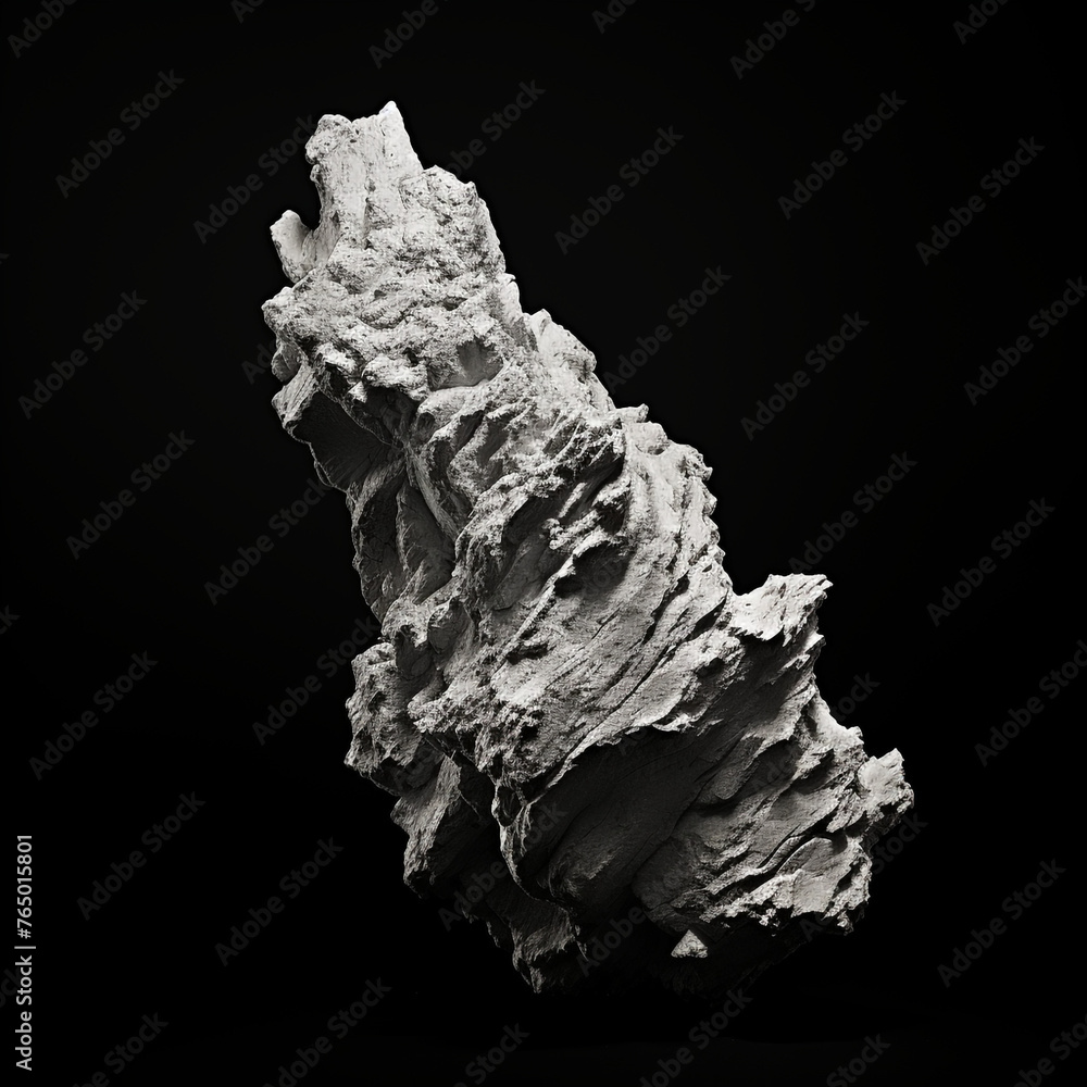 pictures of a minimalistic rock on a black background, in the style of ambient occlusion сreated with Generative Ai pictures of a minimalistic rock on a black background, in the style of ambient occlusion сreated with Generative Ai