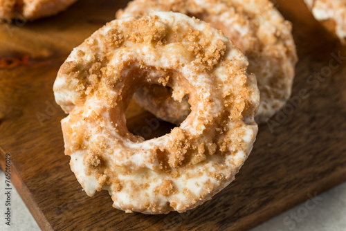 Homeade Deep Fried Old Fashioned Donuts photo