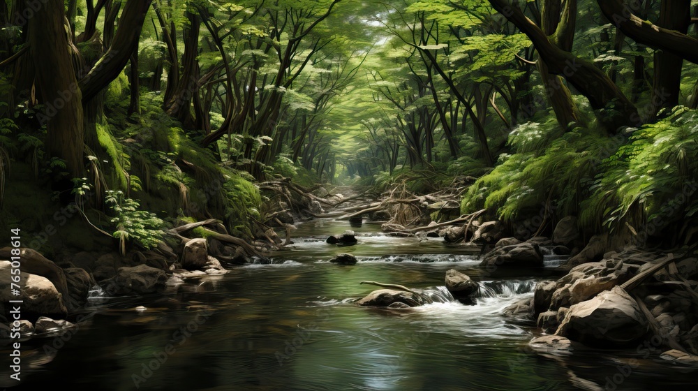 Fototapeta premium Fantasy World Landscape 