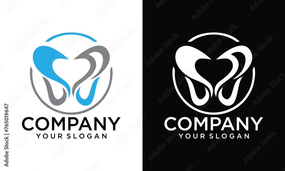 Creative dental clinic logo vector. Abstract dental symbol icon with modern design style.
Creative dental clinic logo vector. Abstract dental symbol icon with modern design style.