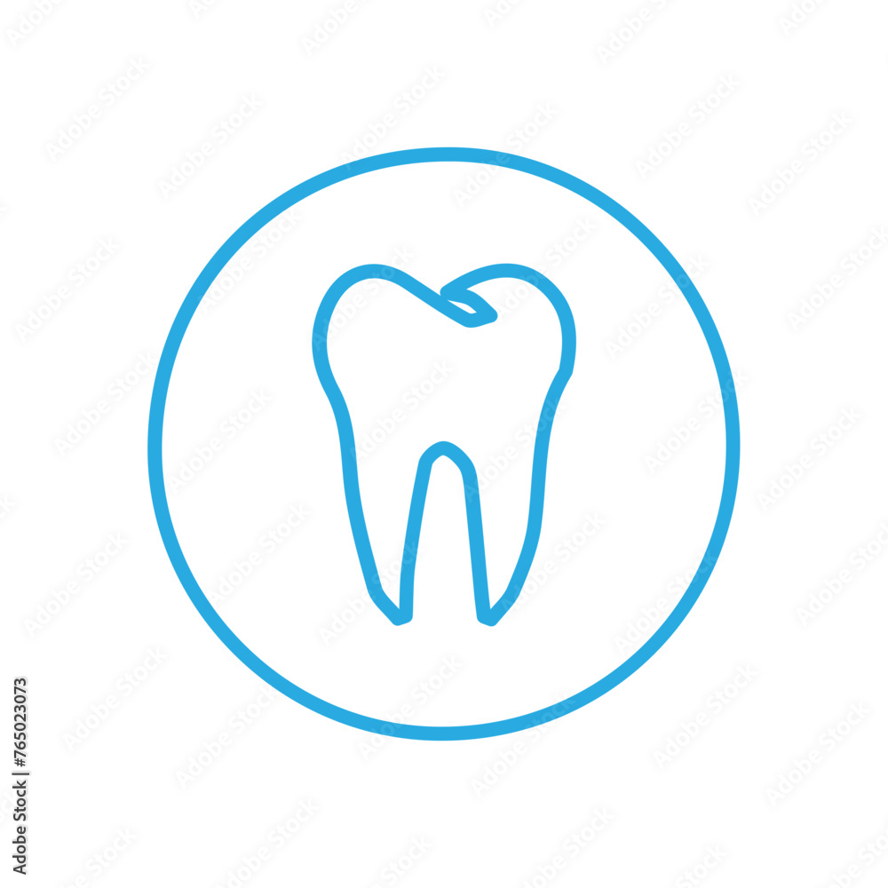 Dental flat design icons Dental flat design icons