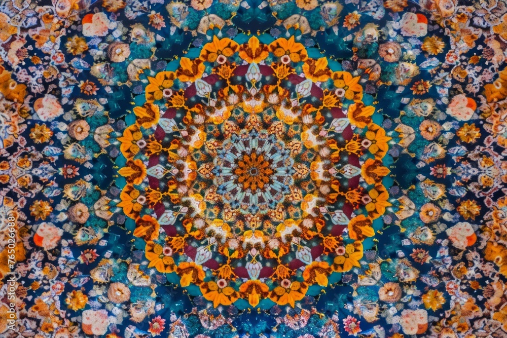 Unveiling the beauty of ever-changing patterns in a kaleidoscopic symphony