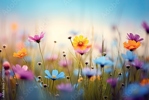 Summer meadow flowers, © neirfy