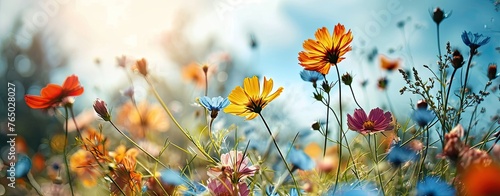 Summer meadow flowers, © neirfy