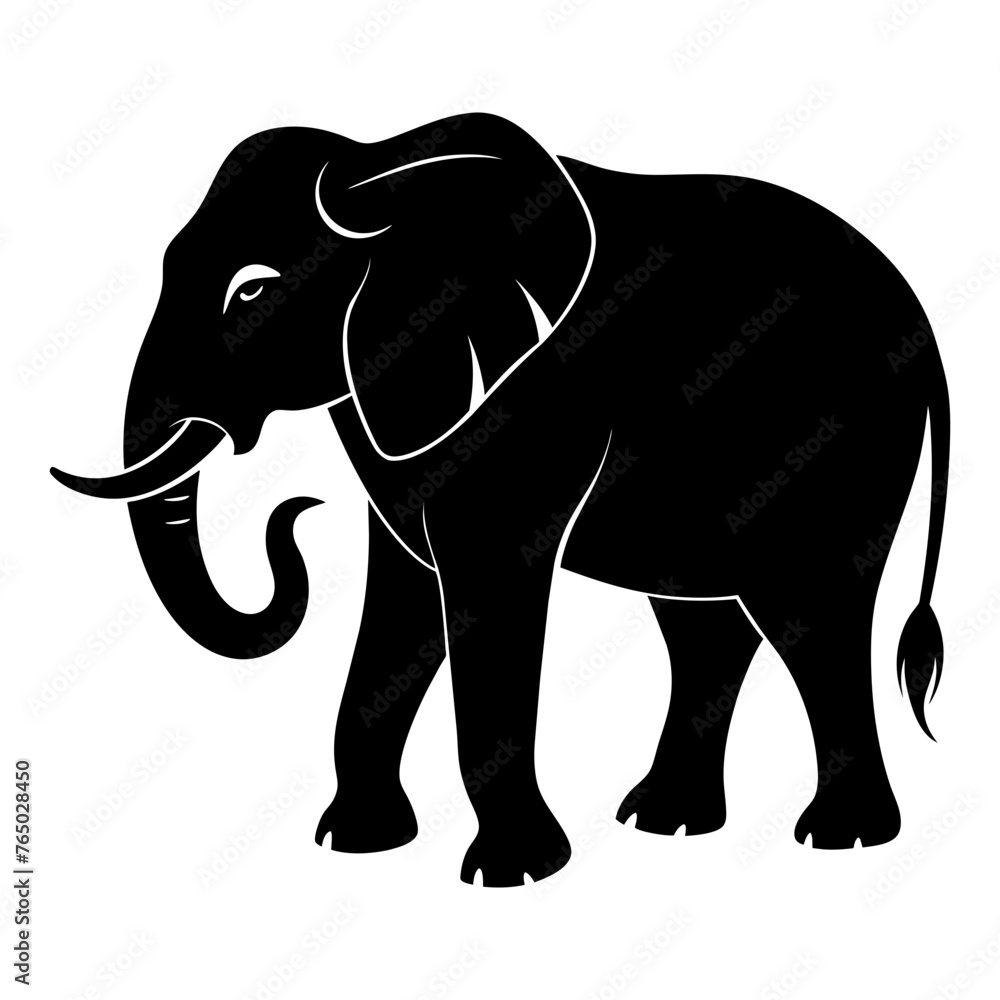 Obraz premium thai elephant vector 
