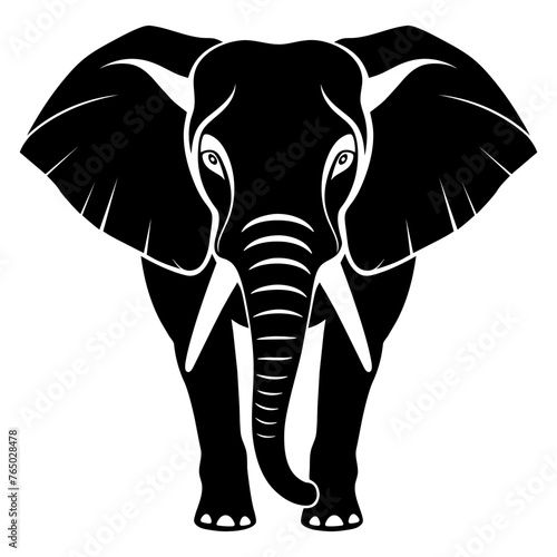 thai elephant vector	