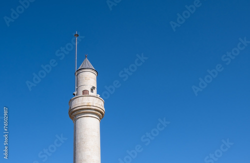 cafer pasa camii. caferpasa mosque. historical minaret. adana, turkey. 