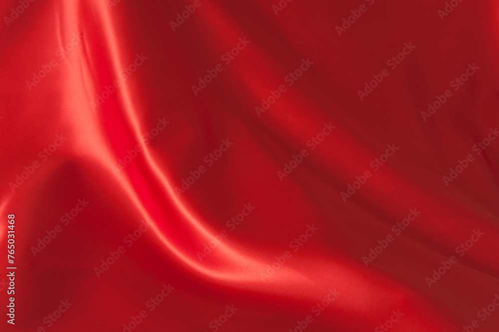 Obraz premium Satin fabric background red