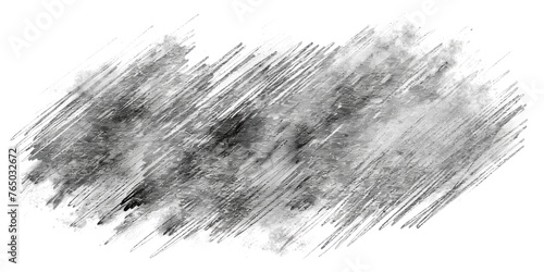 Lines hatching grunge graphite pencil isolated isolated on transparent png. 