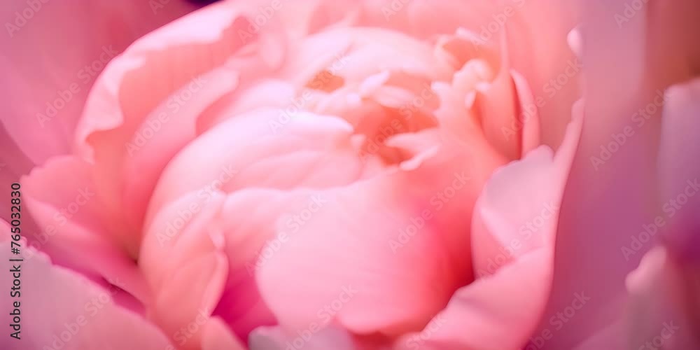 Close up macro view of pink peony flower bud. Floral background pattern 4K Video Close up macro view of pink peony flower bud. Floral background pattern 4K Video