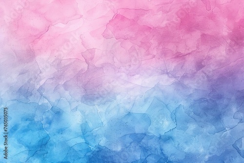 Abstract blue pink painted Watercolor Background. Generative ai