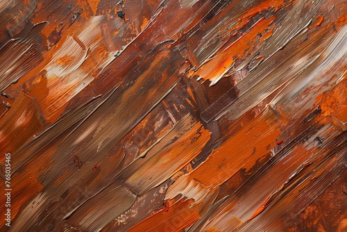 Abstract brown acrylic painting background. generative ai