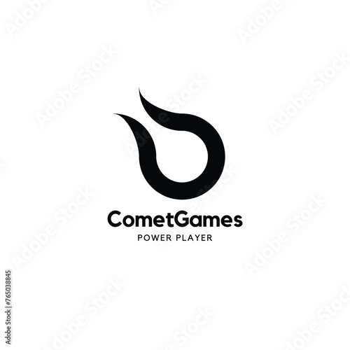 Comet Games logo for company