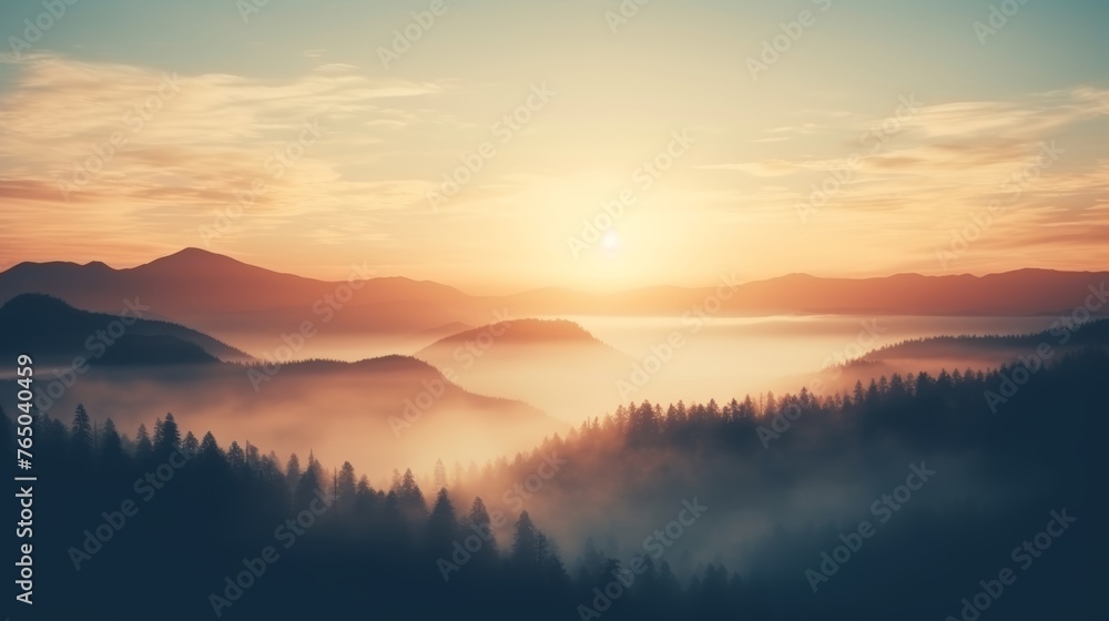 Double exposure light vibrant summer morning nature landscape in artistic overlay Double exposure light vibrant summer morning nature landscape in artistic overlay