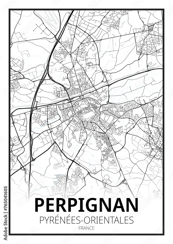 Obraz premium Perpignan, Pyrénées-Orientales