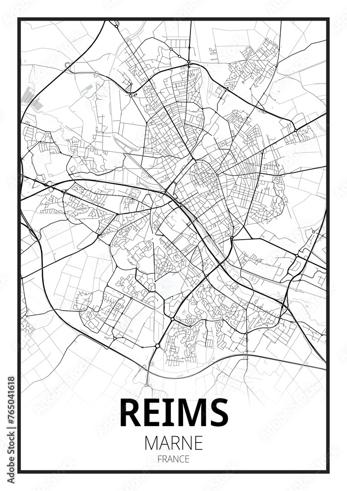 Obraz premium Reims, Marne