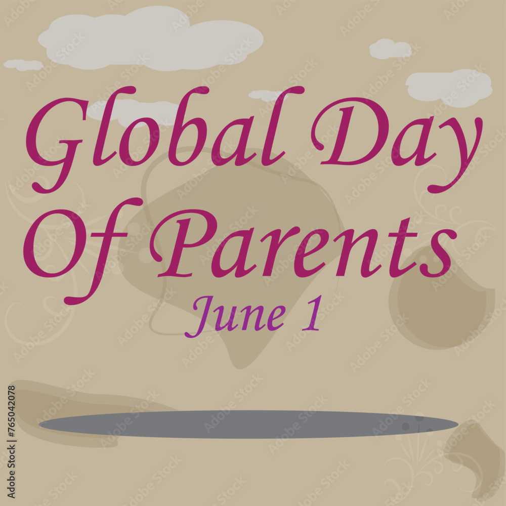 This is simple and vector Global day of Parents background and it is editable.