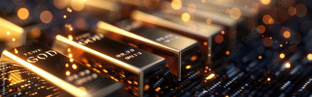 The stock market chart has a simple stock curve and the accumulation of gold, the gold market concept, and the storage of gold wealth management concept The stock market chart has a simple stock curve and the accumulation of gold, the gold market concept, and the storage of gold wealth management concept