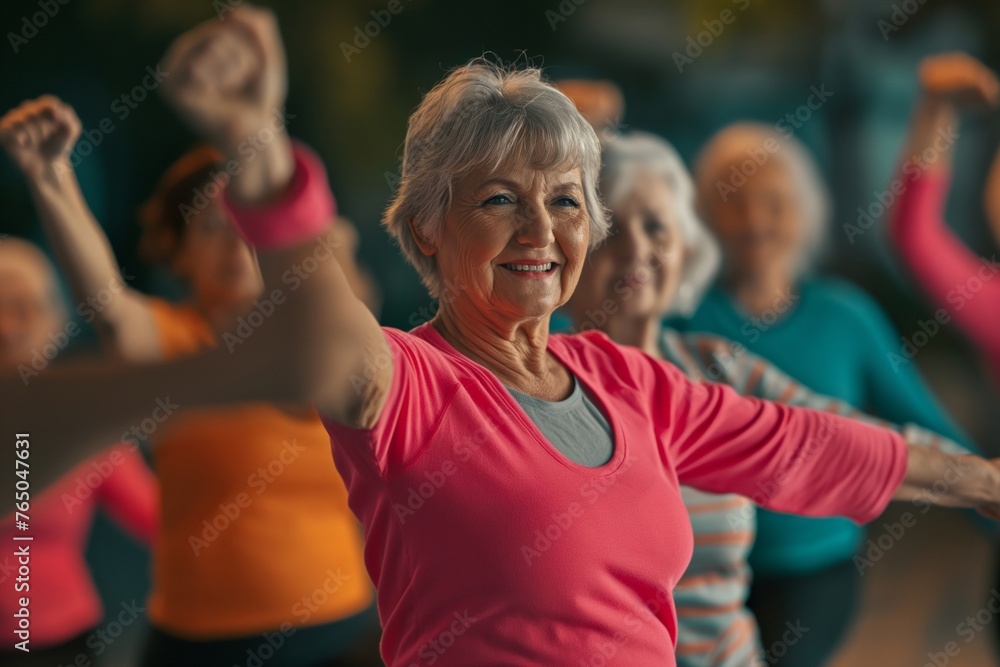 Fototapeta premium Senior Strength and Vitality