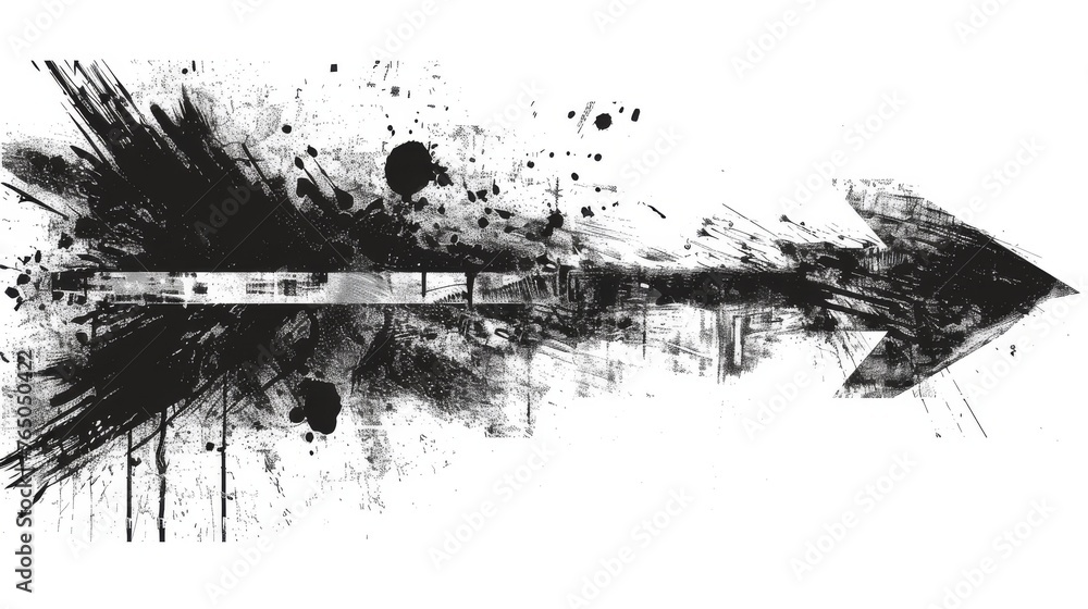 ynamic Black Arrows in Grunge Style, Versatile Design Element ynamic Black Arrows in Grunge Style, Versatile Design Element