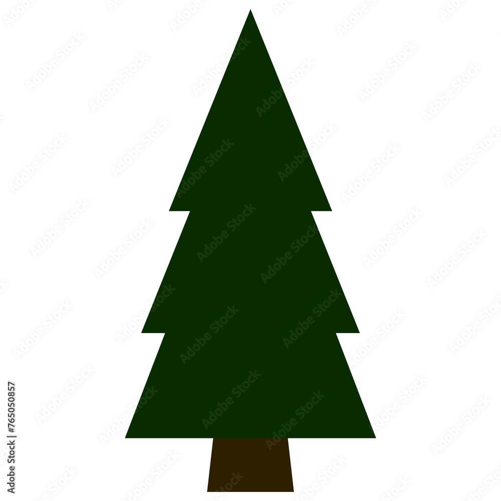 Obraz premium green christmas tree