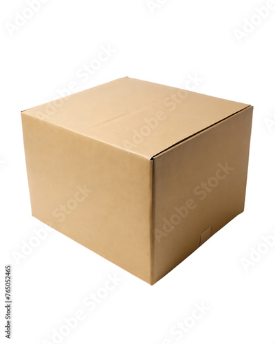 Box isolated on transparent background