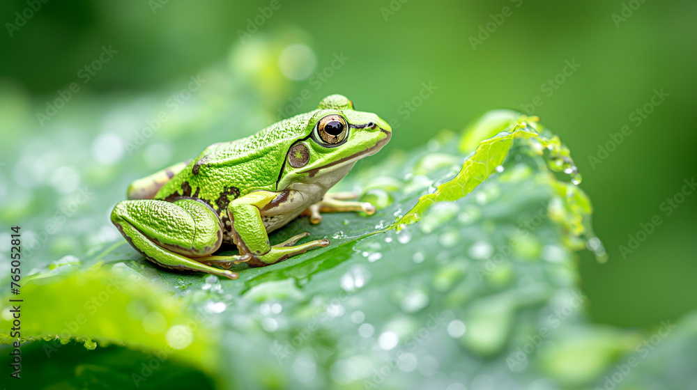 Frog on the Grass Frog on the Grass