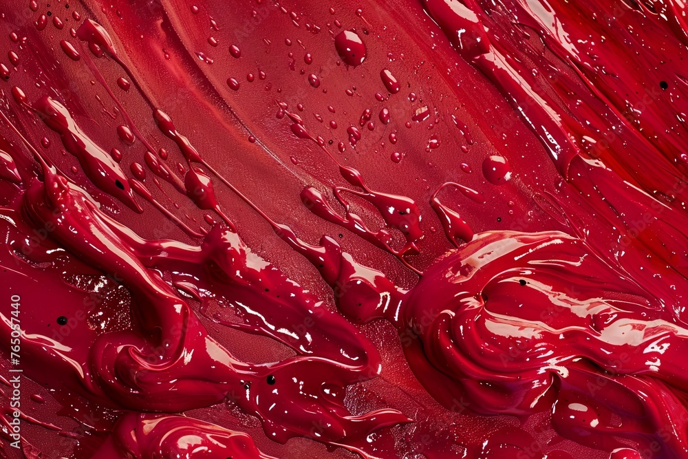 red paint smeared oil paint background. generative ai red paint smeared oil paint background. generative ai