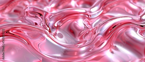  A pink and white background with swirls photo