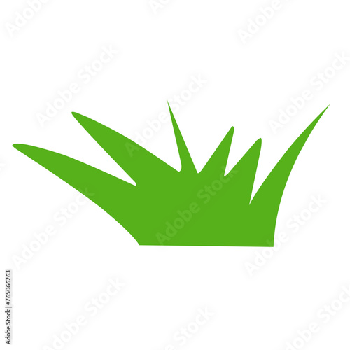 Hand drawn Green grass collection in vector style.