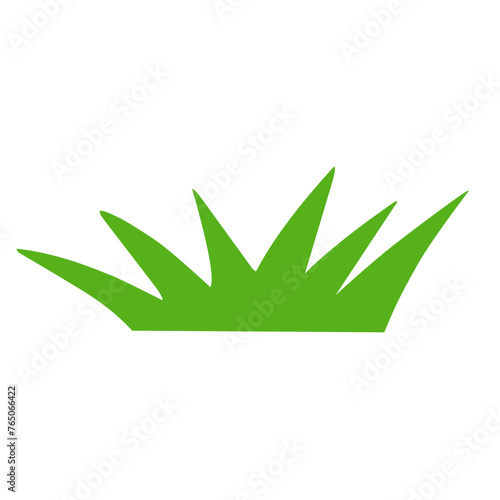 Hand drawn Green grass collection in vector style.