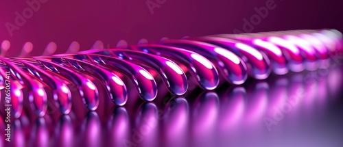  A clear photo of a purple object  showing all parts clearly