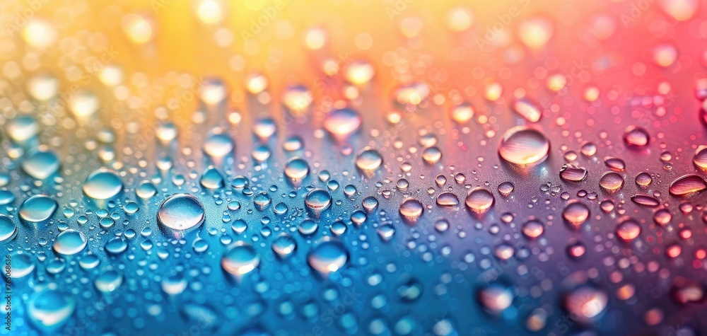 Energy harvesting from raindrops, solid color background
