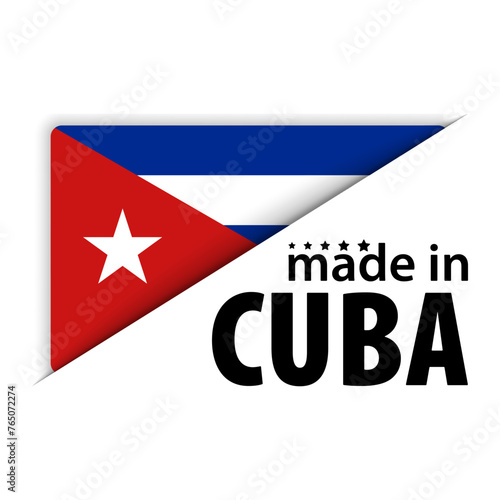 Made in Cuba graphic and label.