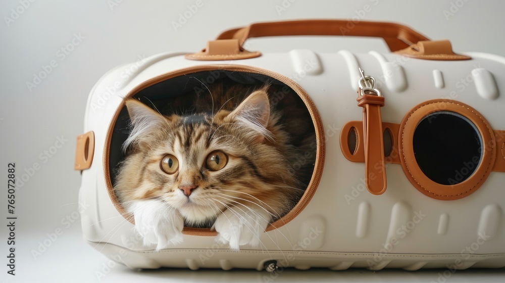Image showcasing Pet travel made easy. Embrace seamless journeys with your beloved cat ...