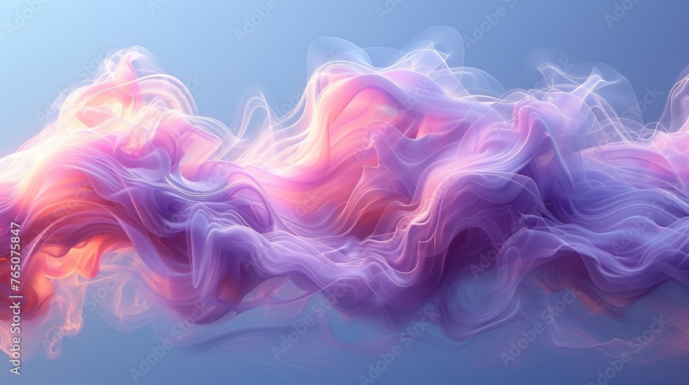 Abstract colorful smoke waves background Abstract colorful smoke waves background