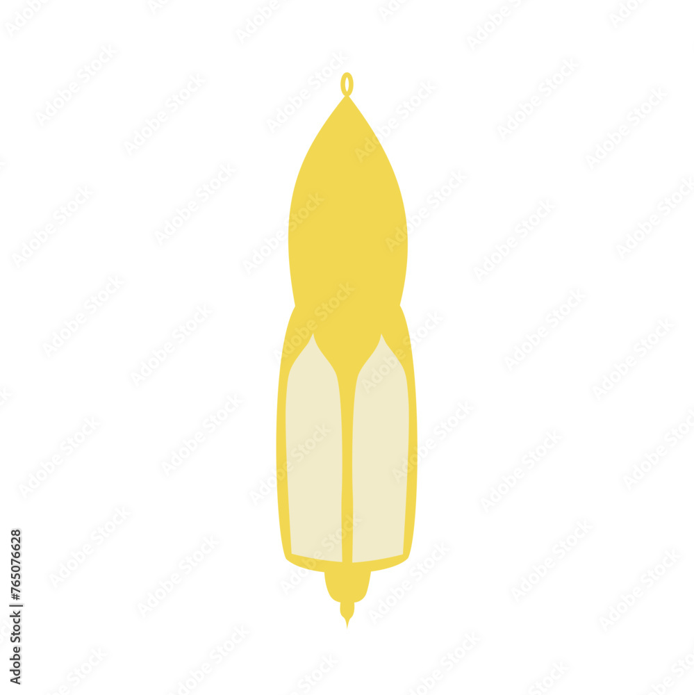 Obraz premium islamic lantern gold ramadan eid decoration