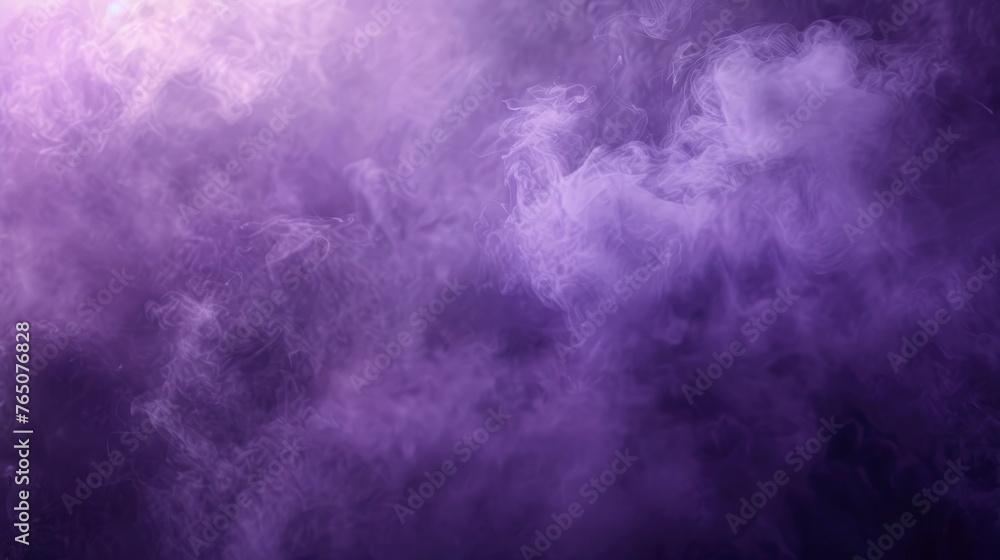 Abstract purple background with fog and mist