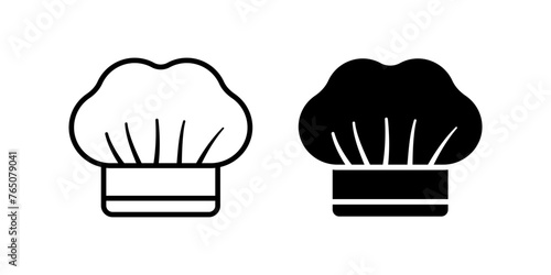Chef hat icon. chef sign. for mobile concept and web design. vector illustration