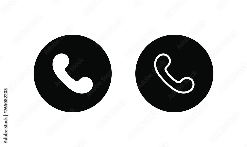 Phone Call icon collection. Telephone symbol. Telephone call symbol flat style isolated on white background.
Phone Call icon collection. Telephone symbol. Telephone call symbol flat style isolated on white background.