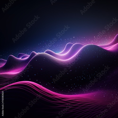 Maroon and purple waves background, in the style of technological art