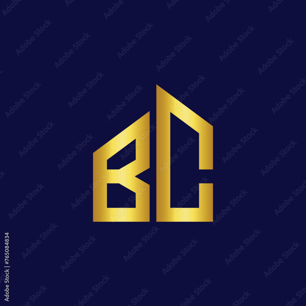 bv latter real estate logo design bv latter real estate logo design