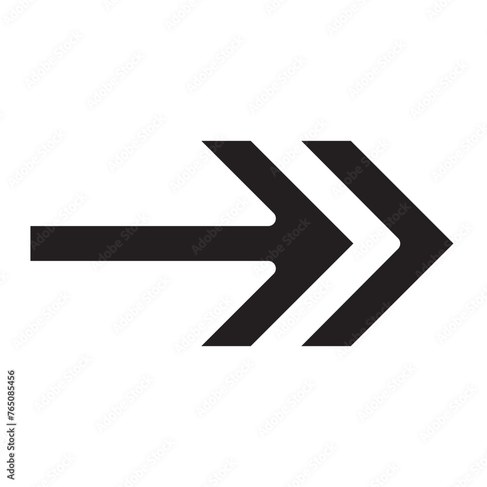Arrow icon isolated on white background Arrow icon isolated on white background