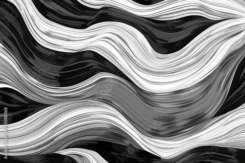 Monochromatic minimalist lines texture Generative AI