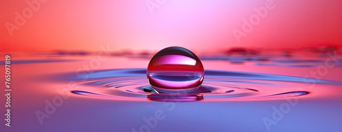 Perfect Droplet on Gradient Liquid Surface