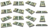 100 Dollar Bill Stack Transparent Background