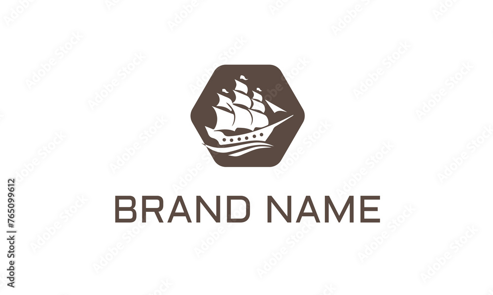 Boat Logo Design Template Vector Graphic Branding Element. Boat Logo Design Template Vector Graphic Branding Element.